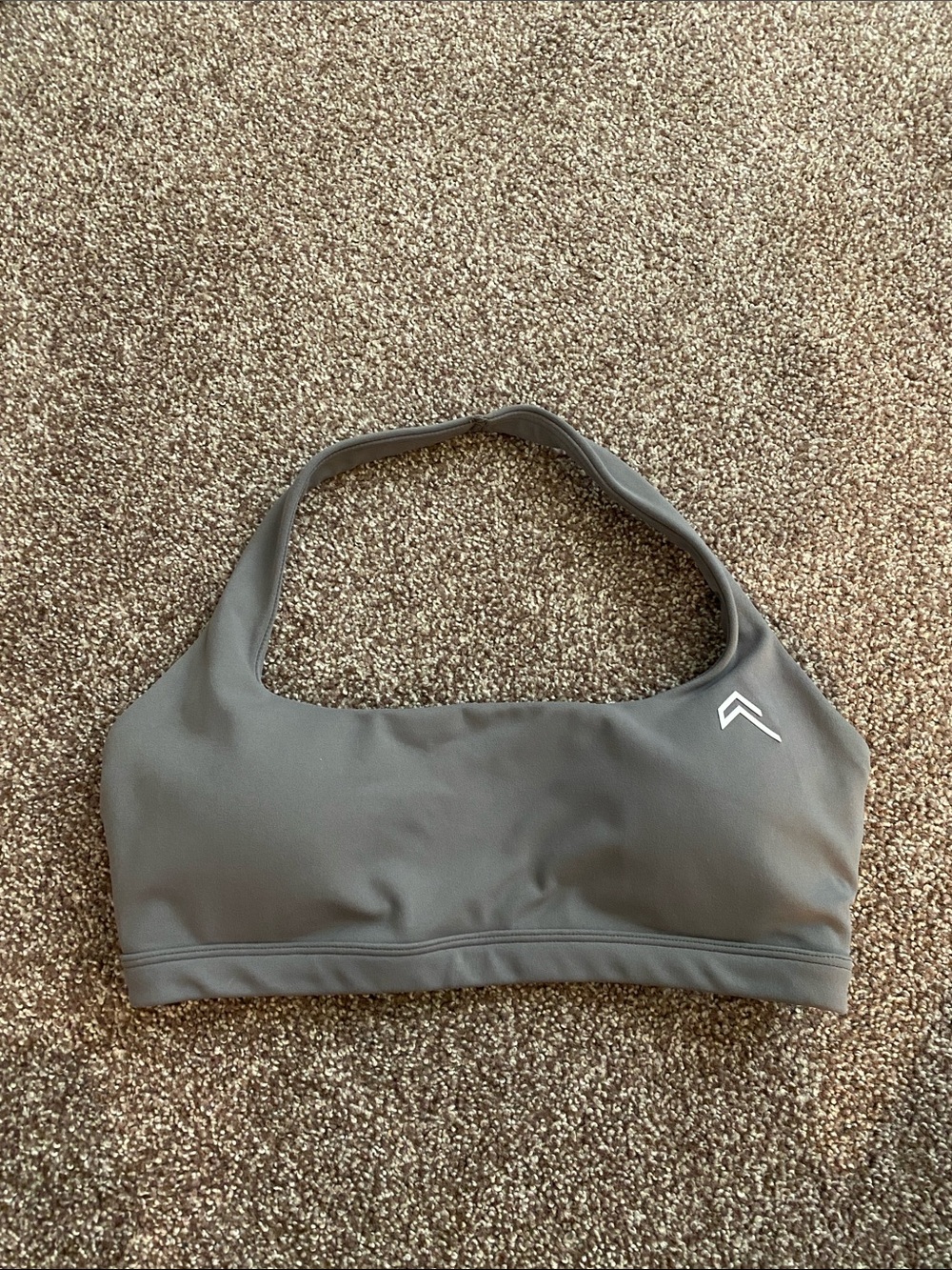 Oner Active EasyLift Halter Bralette Ash Gray Medium